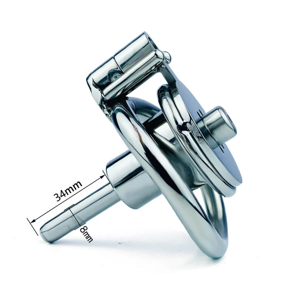 Negative Chastity Cage with Belt and Catheter - Image 6