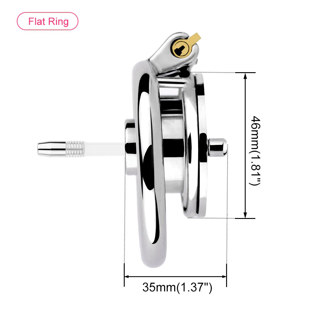 Negative Chastity Device & Detachable Dildo and  Urethral - Image 3