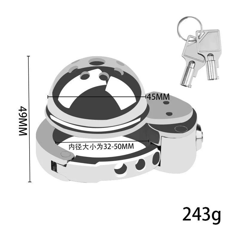 New BDSM #57 Adjustable Male Chastity Cage - Image 3