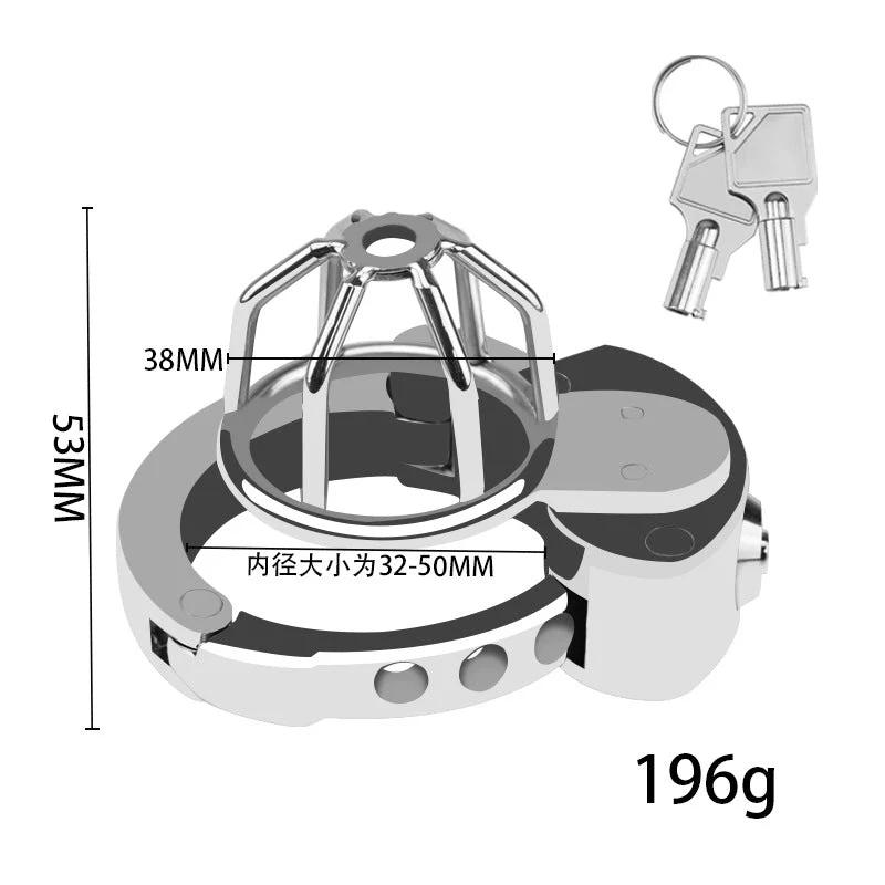 New BDSM #60 Adjustable Male Chastity Cage - Image 3
