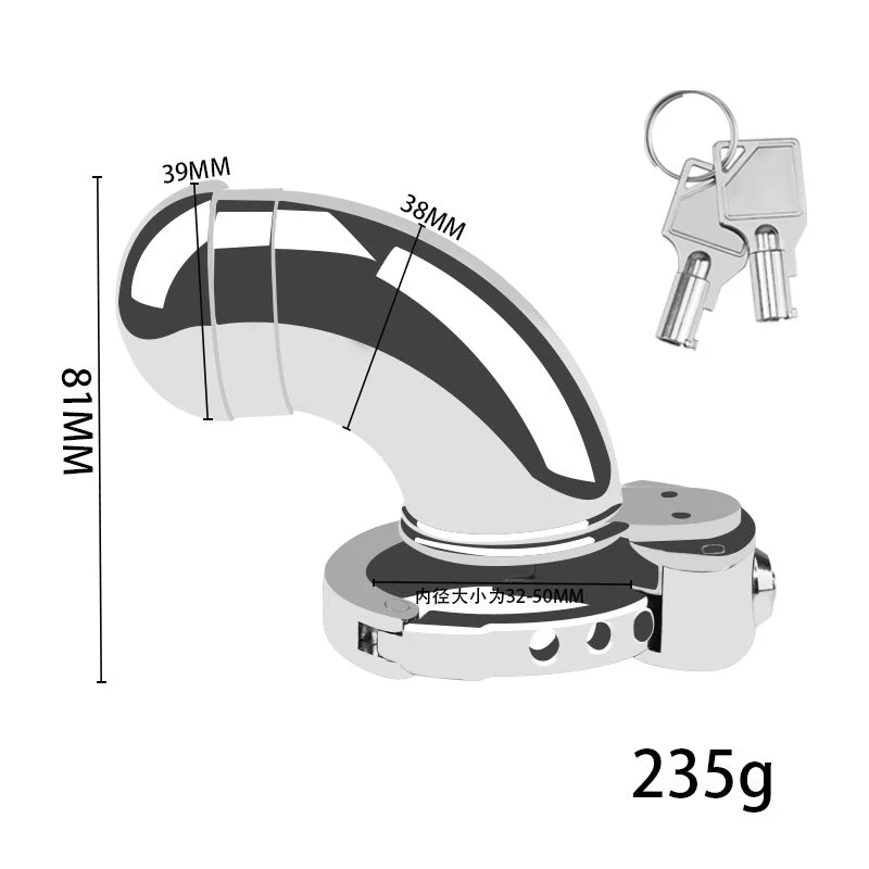 New BDSM #61 Adjustable Male Chastity Cage - Image 3