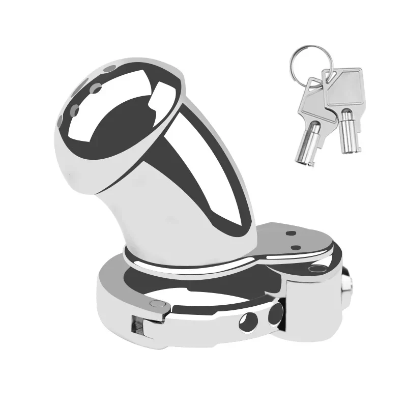 New BDSM #64 Adjustable Male Chastity Cage - Image 3