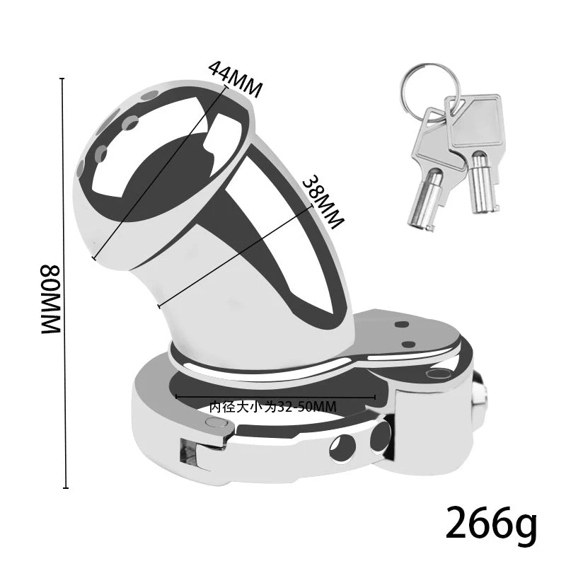 New BDSM #64 Adjustable Male Chastity Cage - Image 4