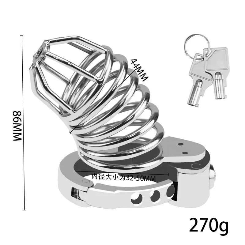 New BDSM #67 Adjustable Male Chastity Cage - Image 3