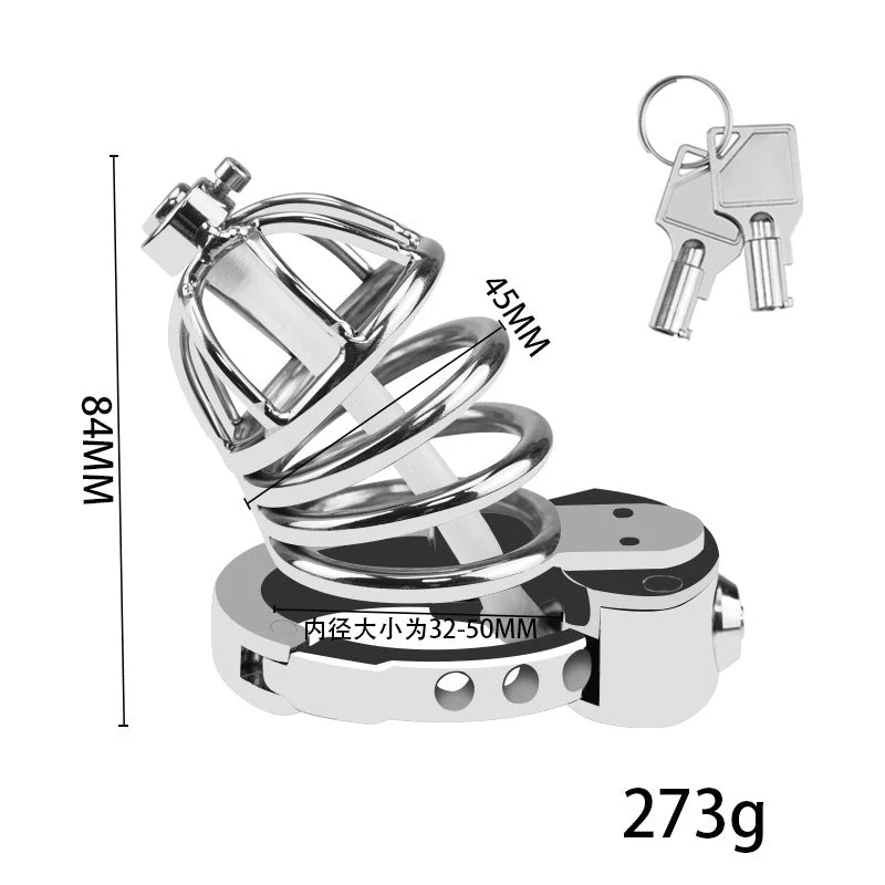 New BDSM #68 Adjustable Male Chastity Cage - Image 3