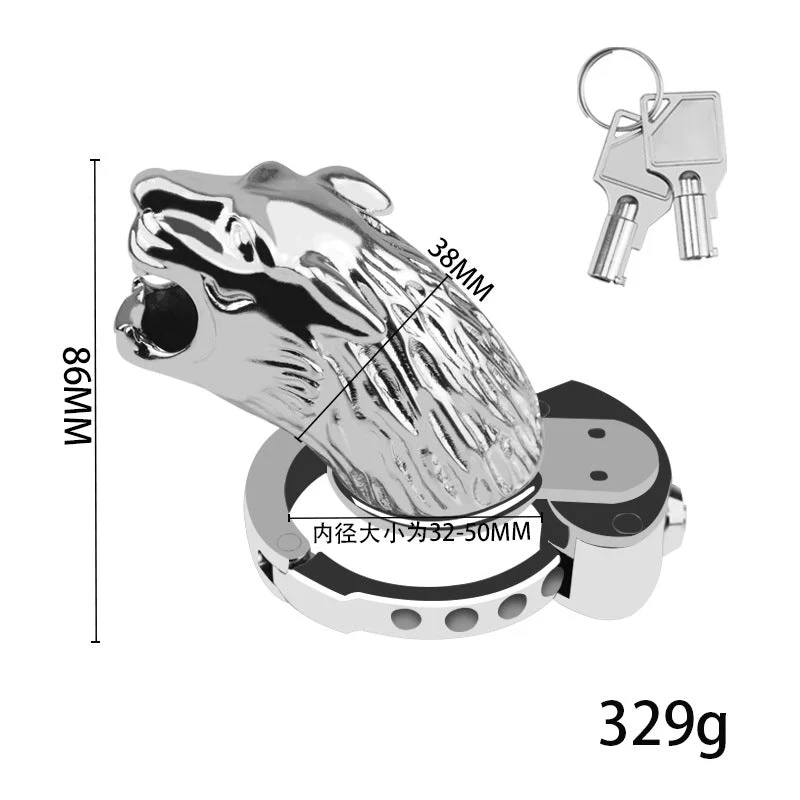 New BDSM #72 Adjustable Male Chastity Cage - Image 3