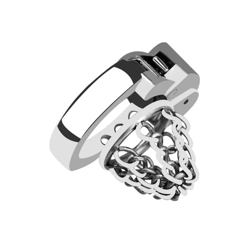 New BDSM #73 Adjustable Male Chastity Cage - Image 3