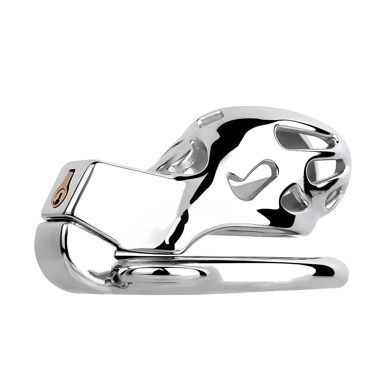 New Cobra Male Stainless Steel Chastity Cage - Image 5
