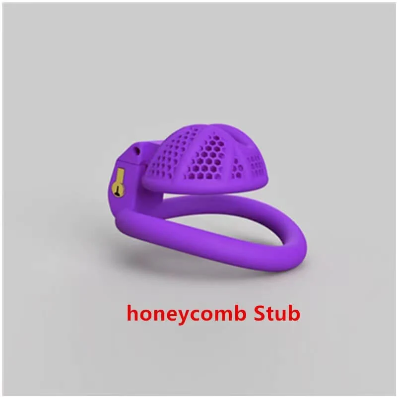 NEW Honeycomb Positive And Negative Chastity Device - Image 10
