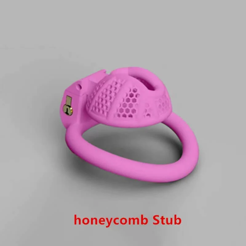 NEW Honeycomb Positive And Negative Chastity Device - Image 7