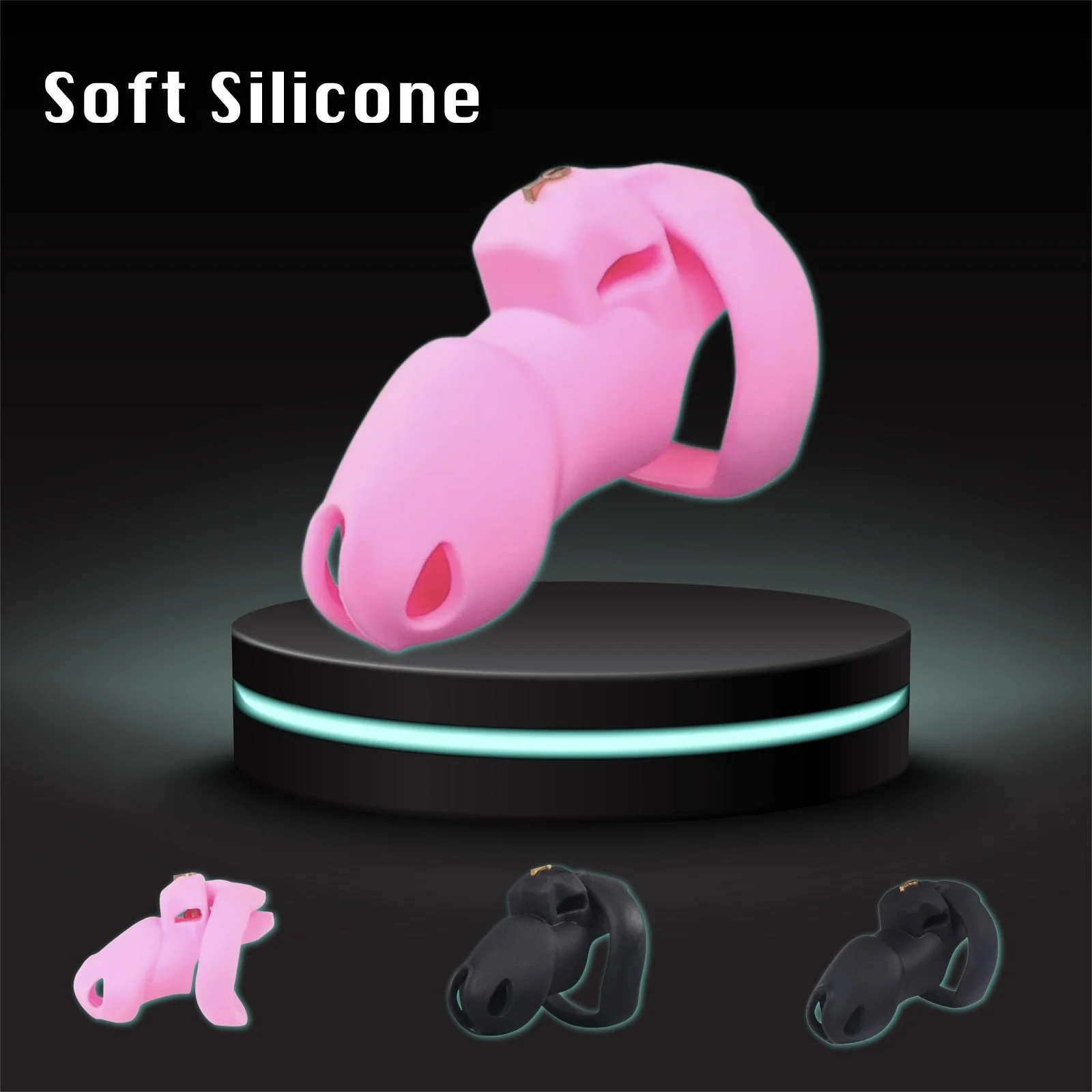 New Model Exclusive Silicone Chastity Cage