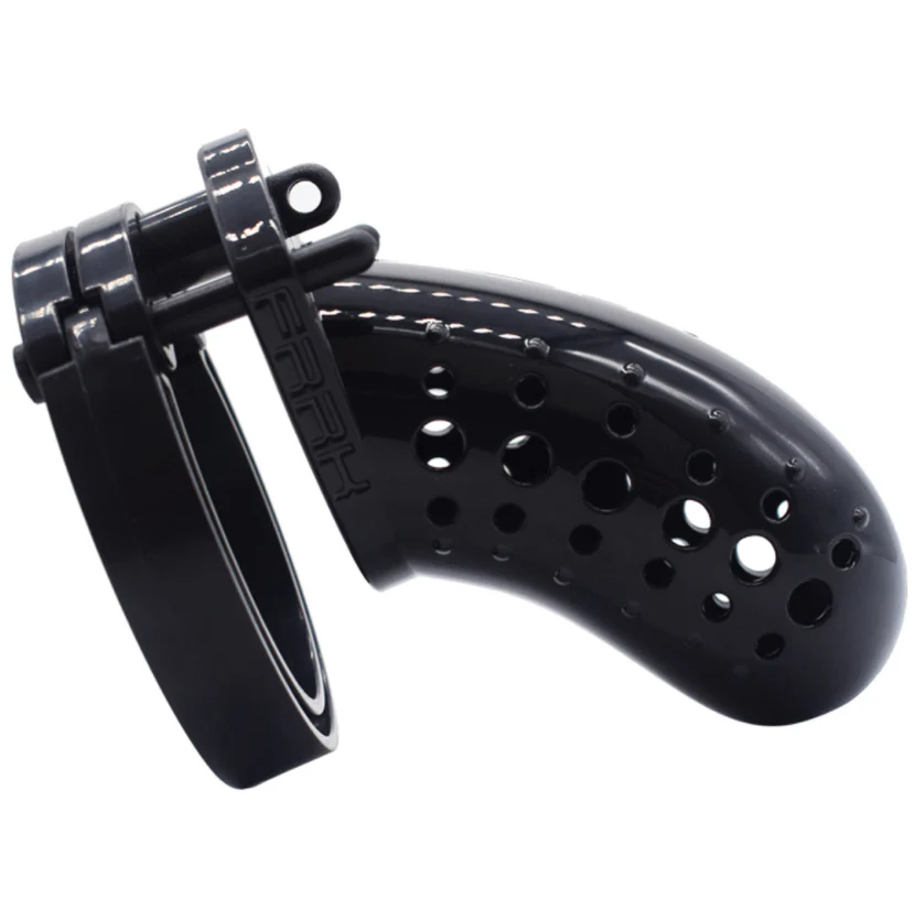 New Plastic Chastity Cage 3.8 Inches Long (All 5 Rings Included) - Image 4