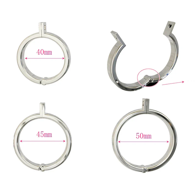 NEW SteamPunk 316 Stainless Steel Chastity Device - Image 4