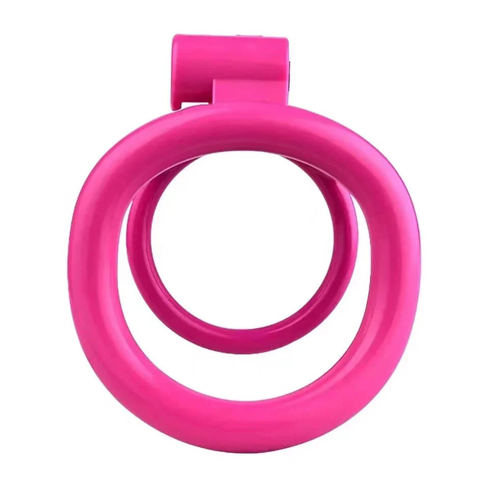 New Testicle Mono Chastity Cage With 4 Rings - Image 3