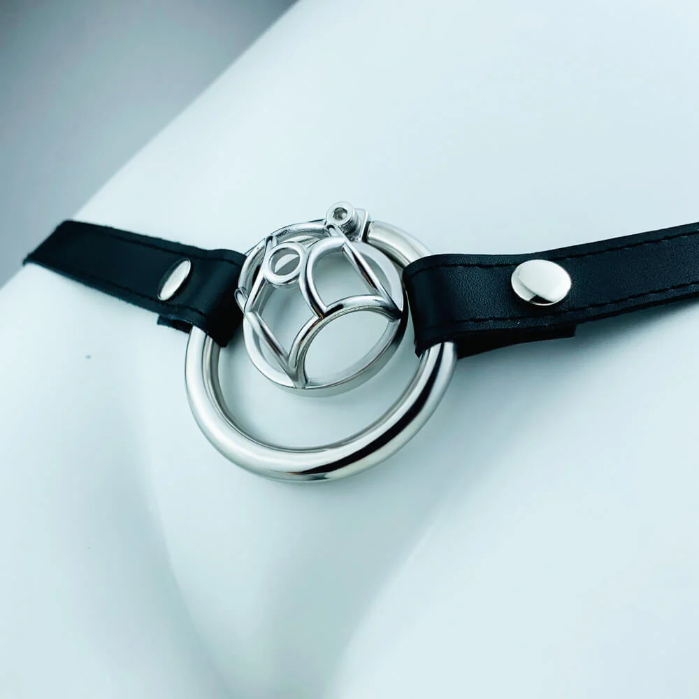 No Escape Chastity Cage with Belt - Image 7