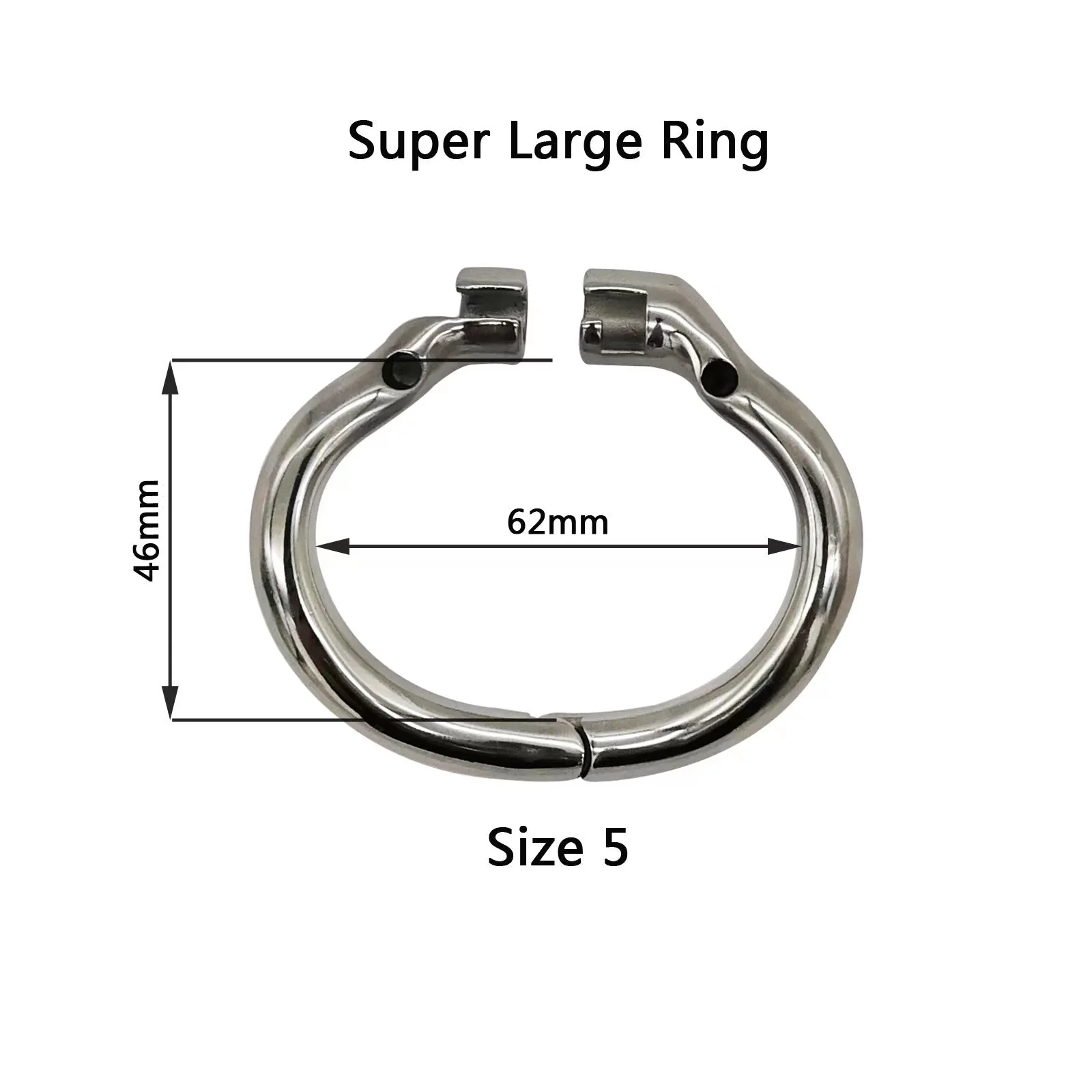 Nut Case Metal Chastity Device 2.01 inches long - Image 4