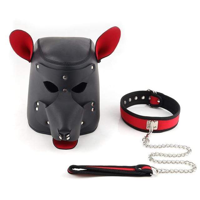 Obedience Training Leather Dog Hood - Image 3