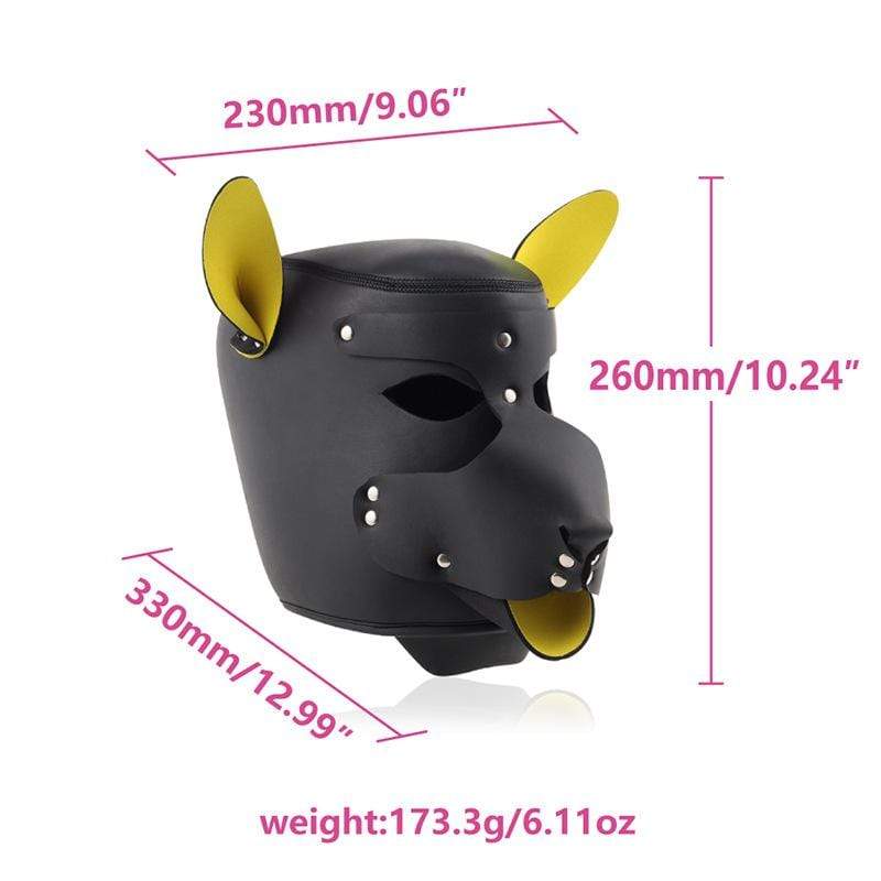 Obedience Training Leather Dog Hood - Image 4