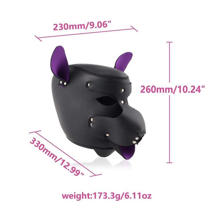 Obedience Training Leather Dog Hood - Image 5