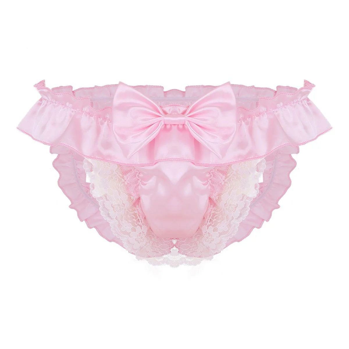 Slutty Sissy Open Butt Ruffle Panties