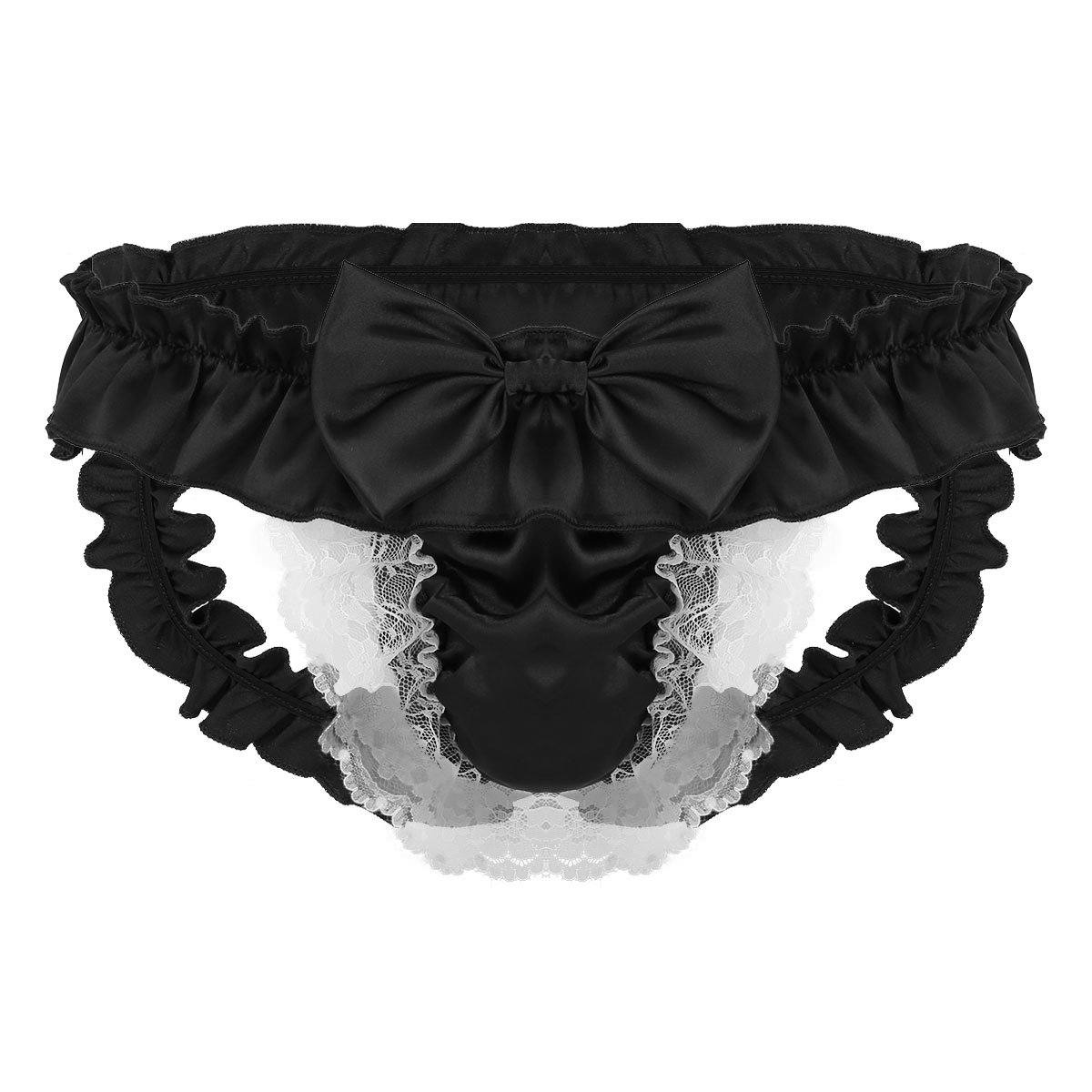 Slutty Sissy Open Butt Ruffle Panties - Image 3