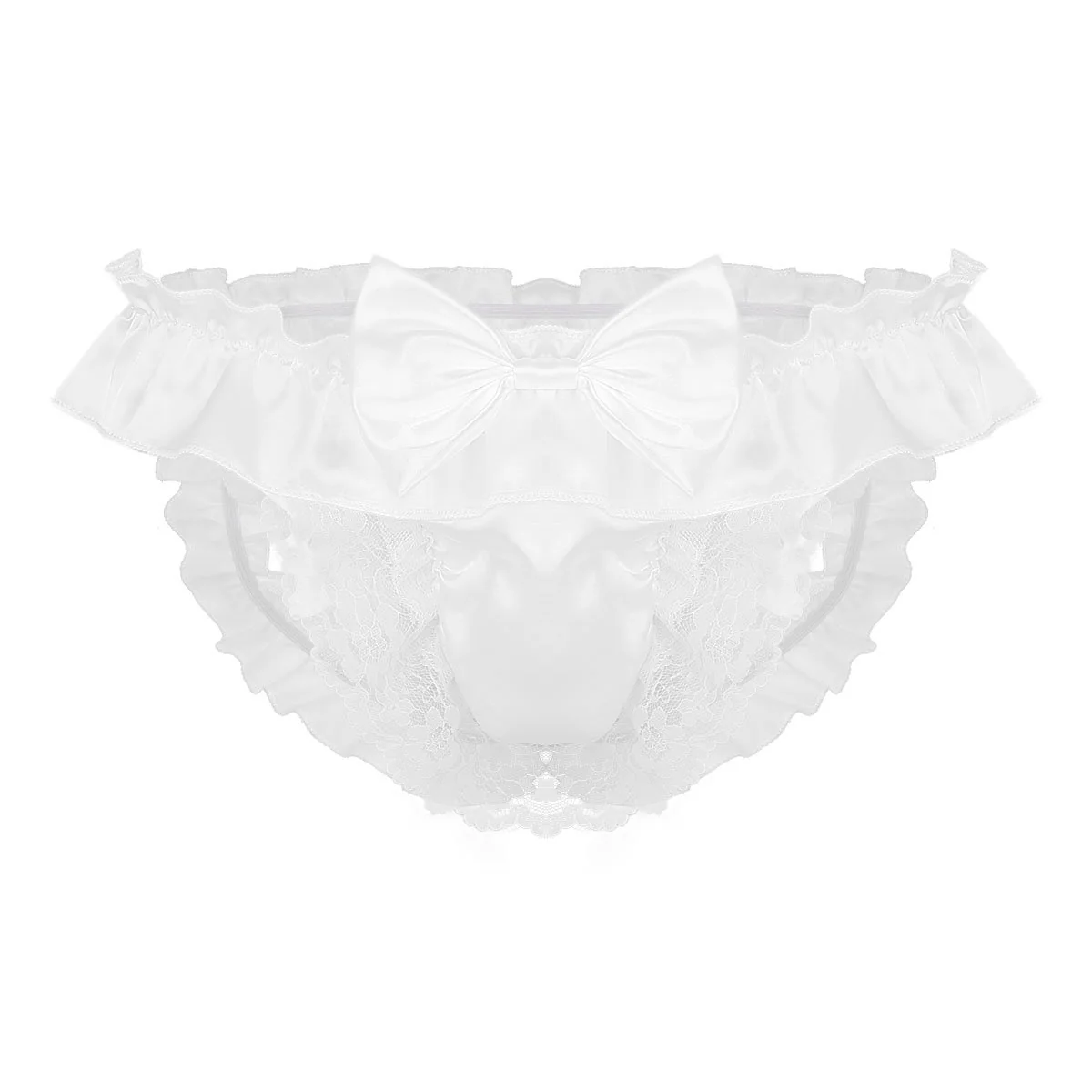 Slutty Sissy Open Butt Ruffle Panties - Image 4