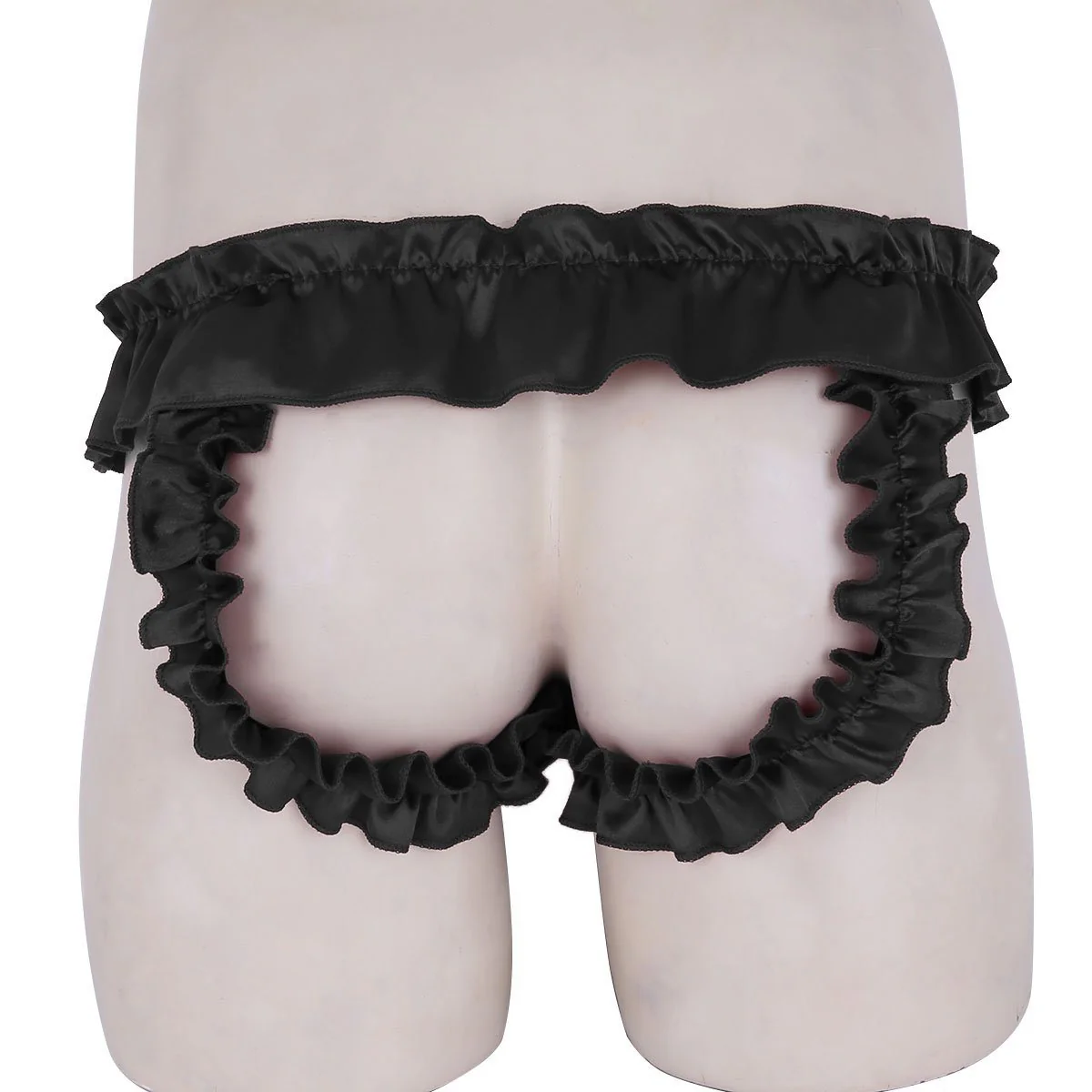 Slutty Sissy Open Butt Ruffle Panties - Image 9