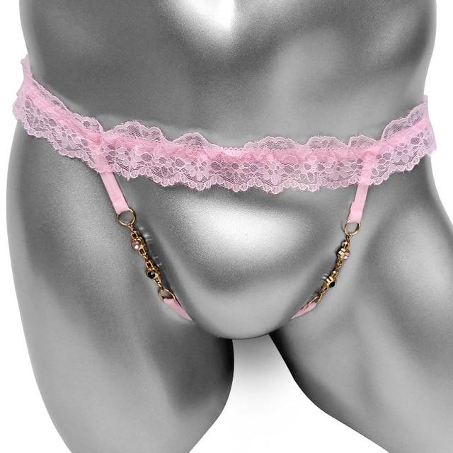 Open Crotch Frilly Panties