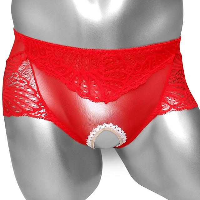 Open Crotch Lace Panties - Image 7