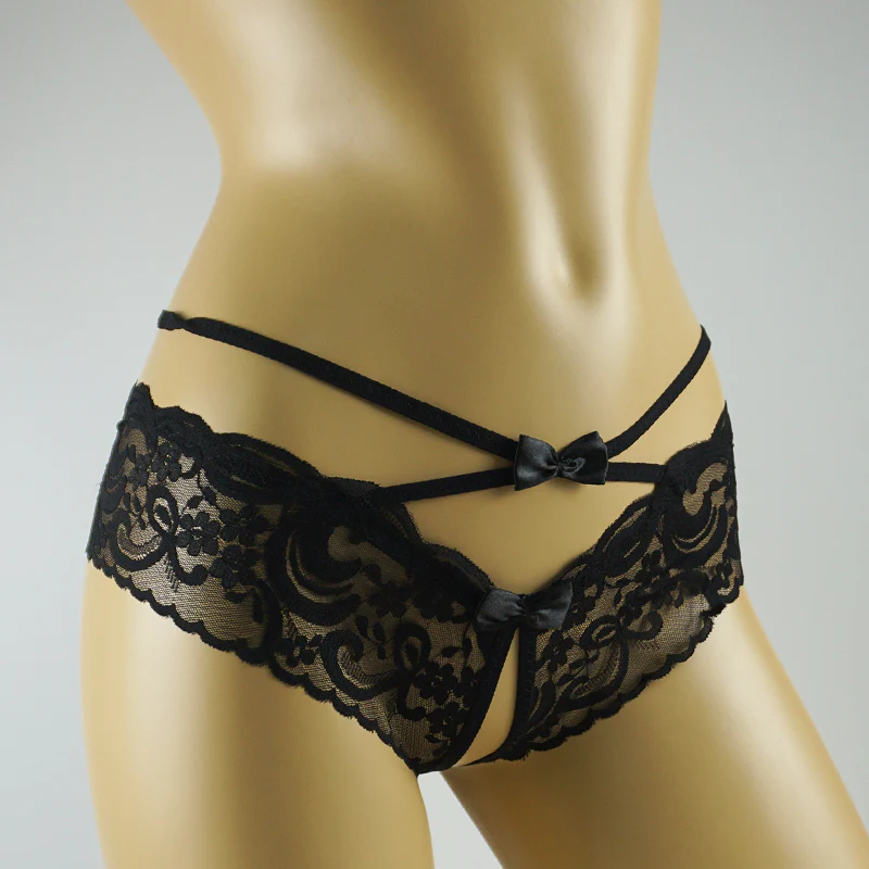 Open-Crotch Lace Panties - Image 10