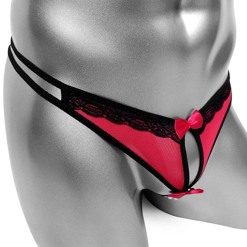 Open Crotch Sissy Thong - Image 3
