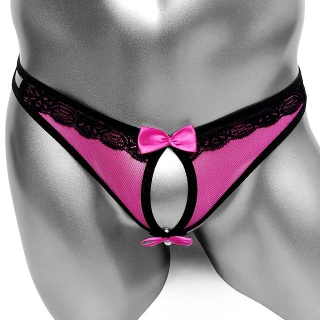 Open Crotch Sissy Thong - Image 5