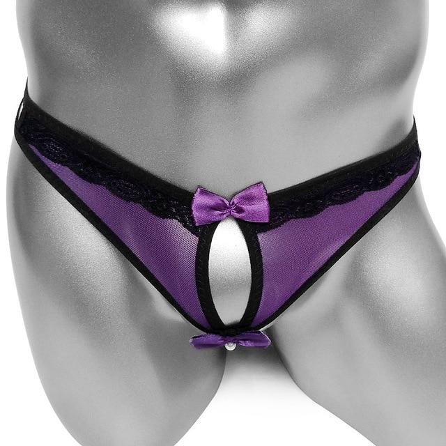 Open Crotch Sissy Thong - Image 7