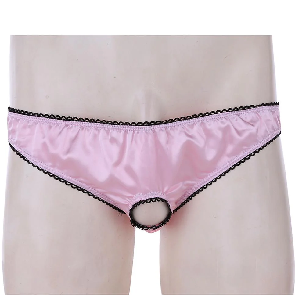 Men Crotchless Erotic Sissy Panties - Image 2