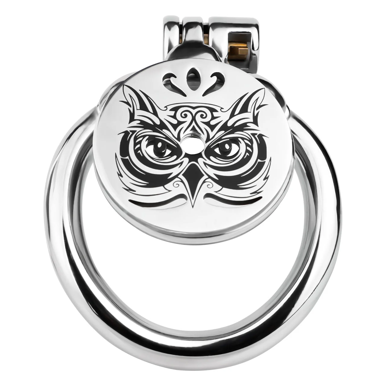 Owl Steel Flat Chastity Cage