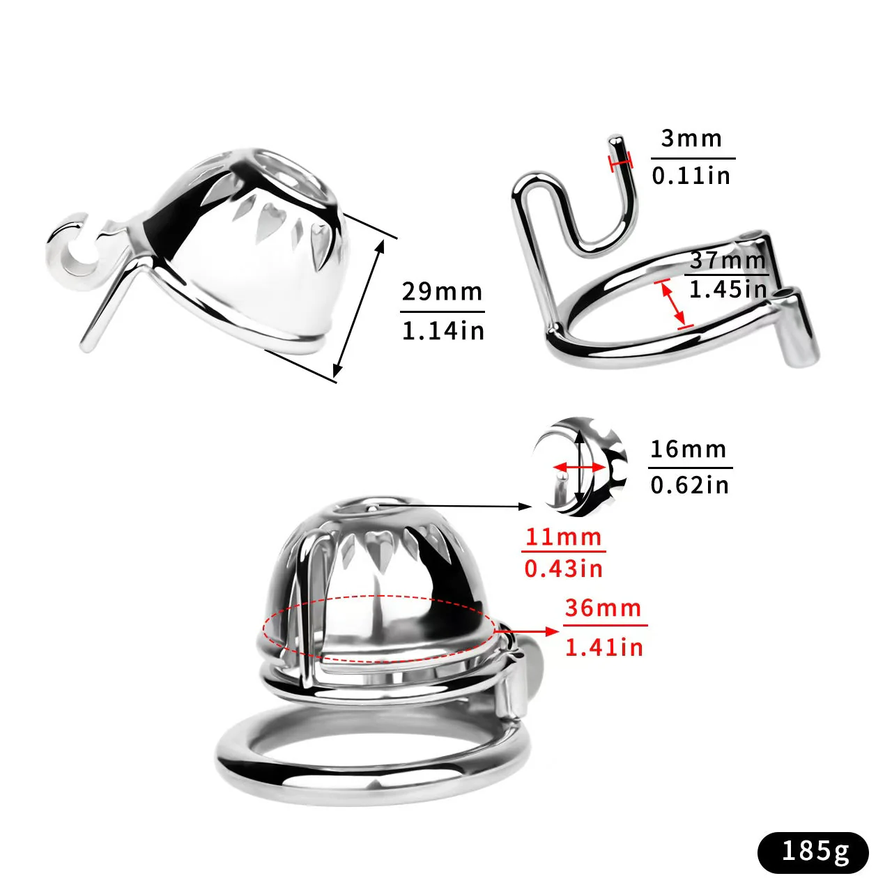 PA Chastity Cage - Image 4