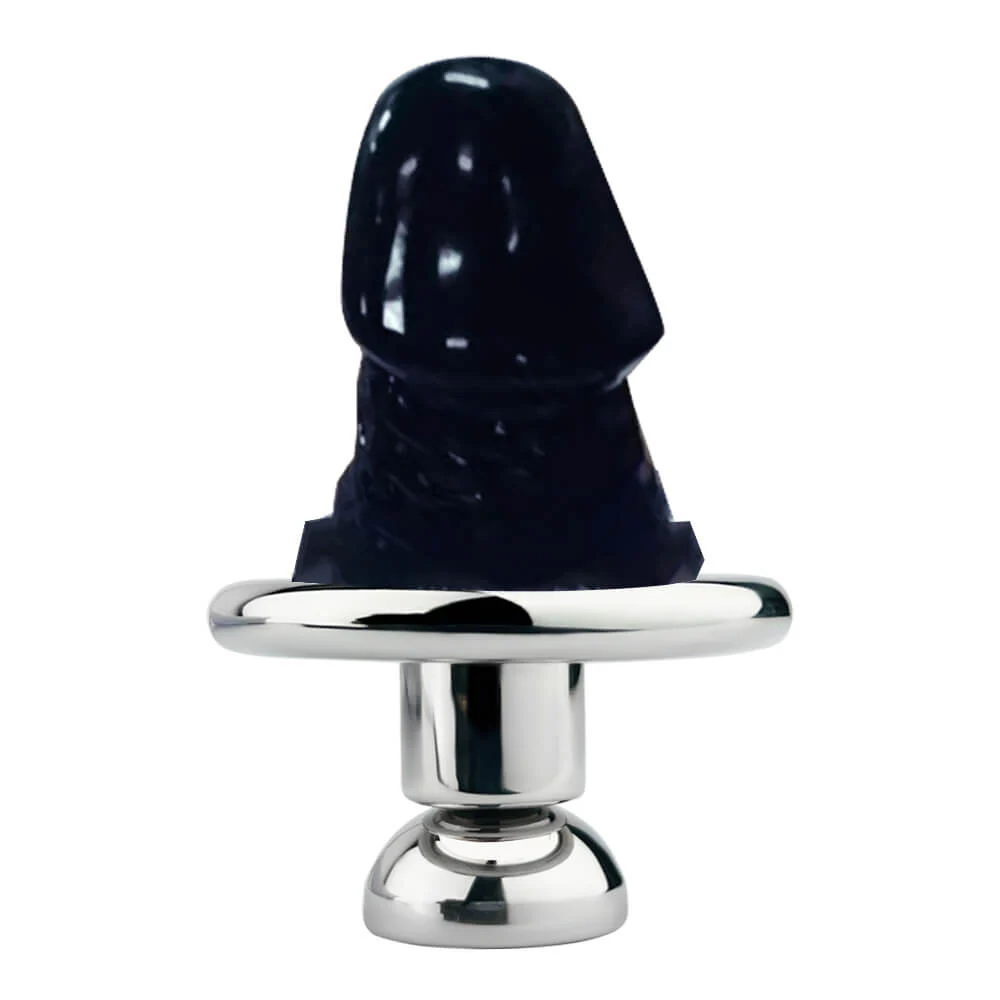 Penis Dildo Head New Stainless Steel Negative Chastity Cage - Image 7