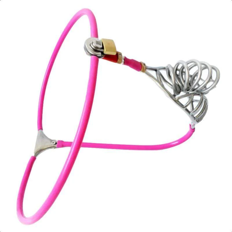 Pink Chastity Belt 23 inches to 43 inches Waistline - Image 3