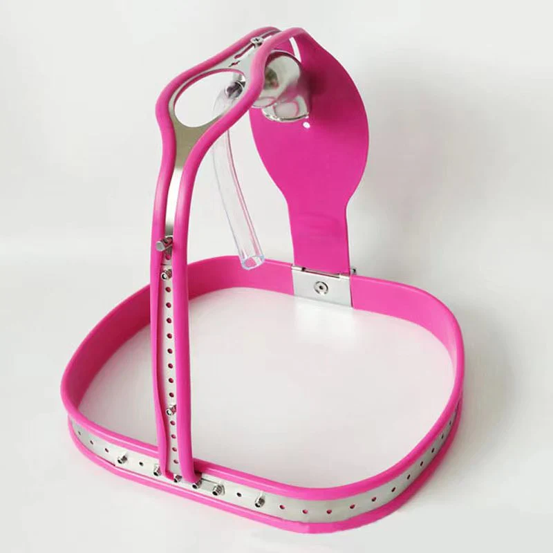 Pink Chastity Belt 23 to 43 inch For Men - Image 6