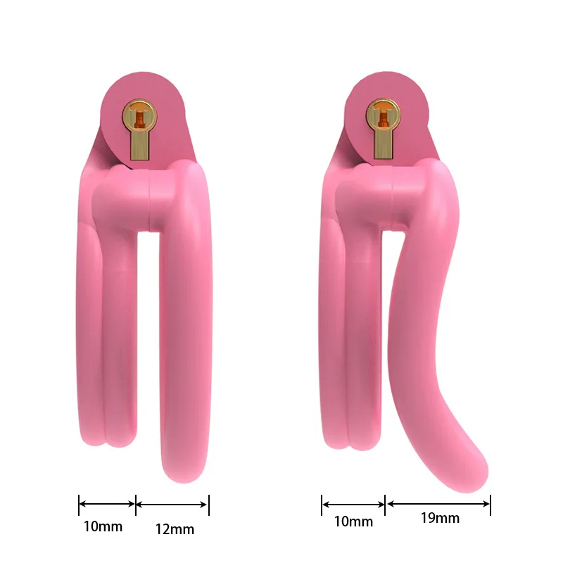 Pink Flat Chastity Lock - Image 2
