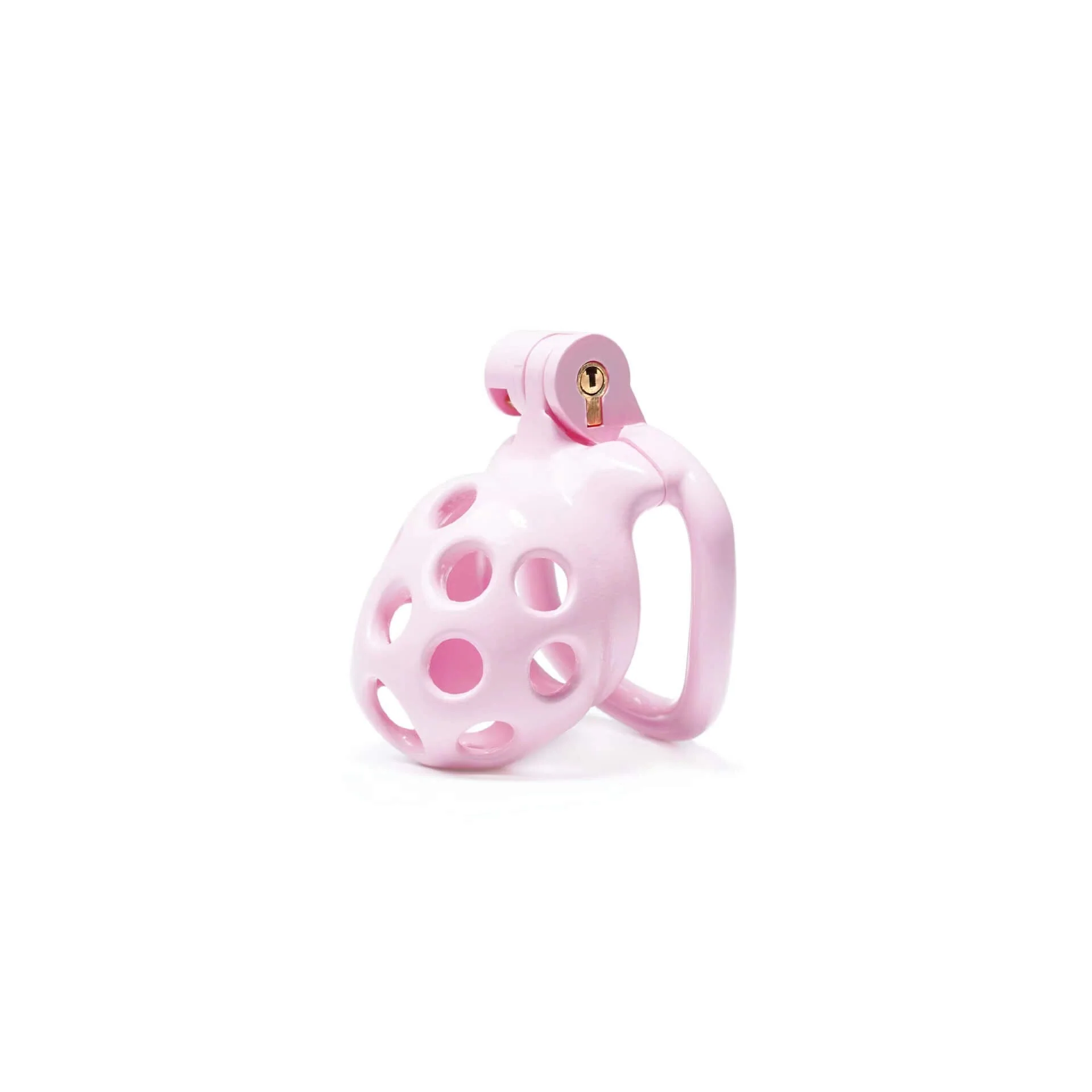 Pink Hole Cobra Chastity Cage Kit 1.77 To 4.13 Inches Long - Image 3