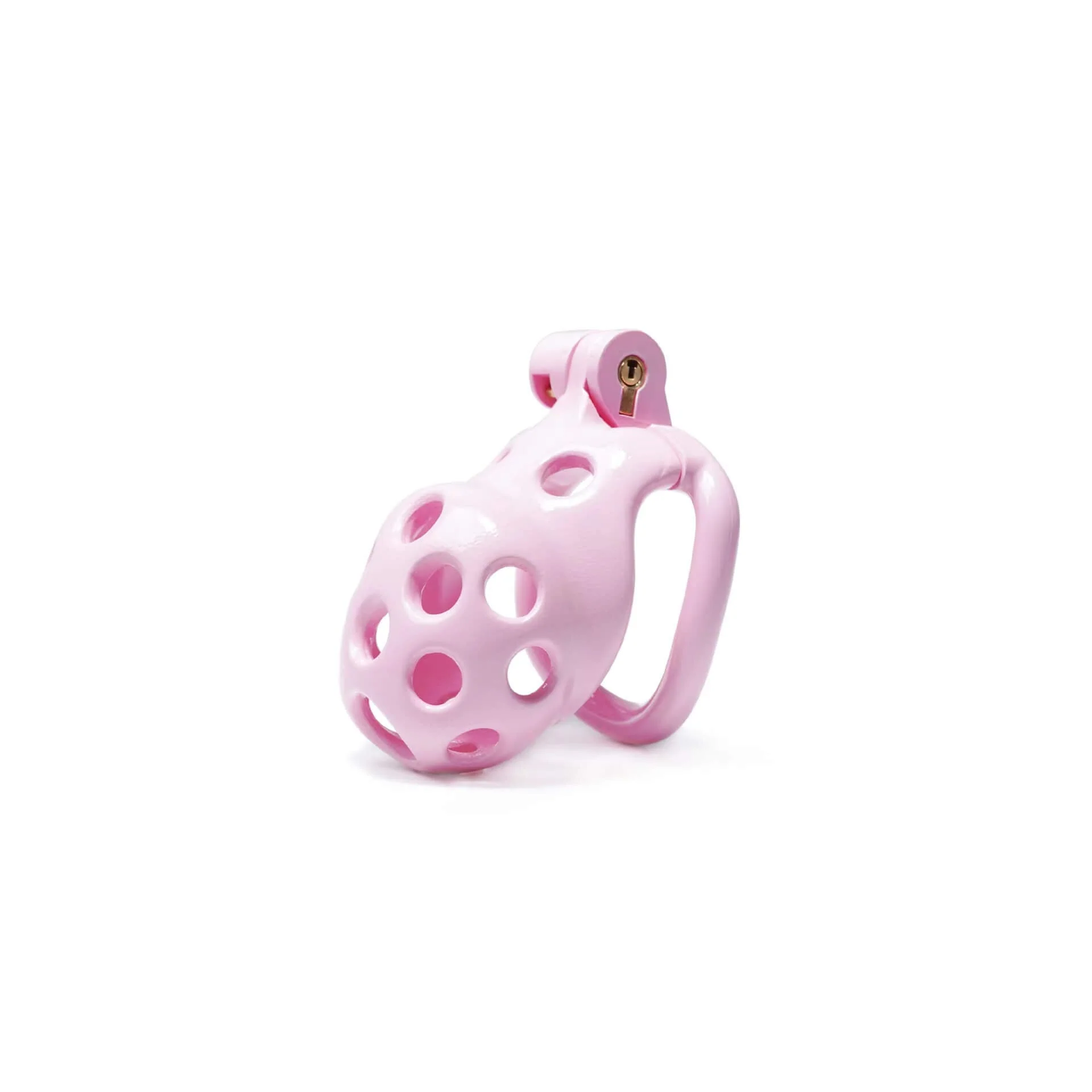 Pink Hole Cobra Chastity Cage Kit 1.77 To 4.13 Inches Long - Image 4