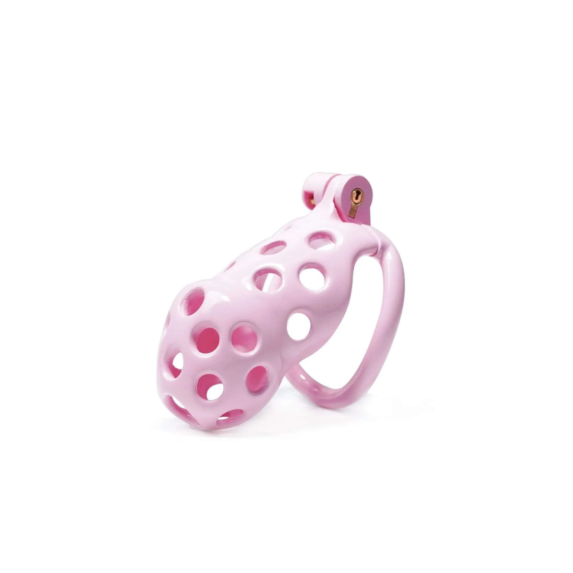 Pink Hole Cobra Chastity Cage Kit 1.77 To 4.13 Inches Long - Image 5