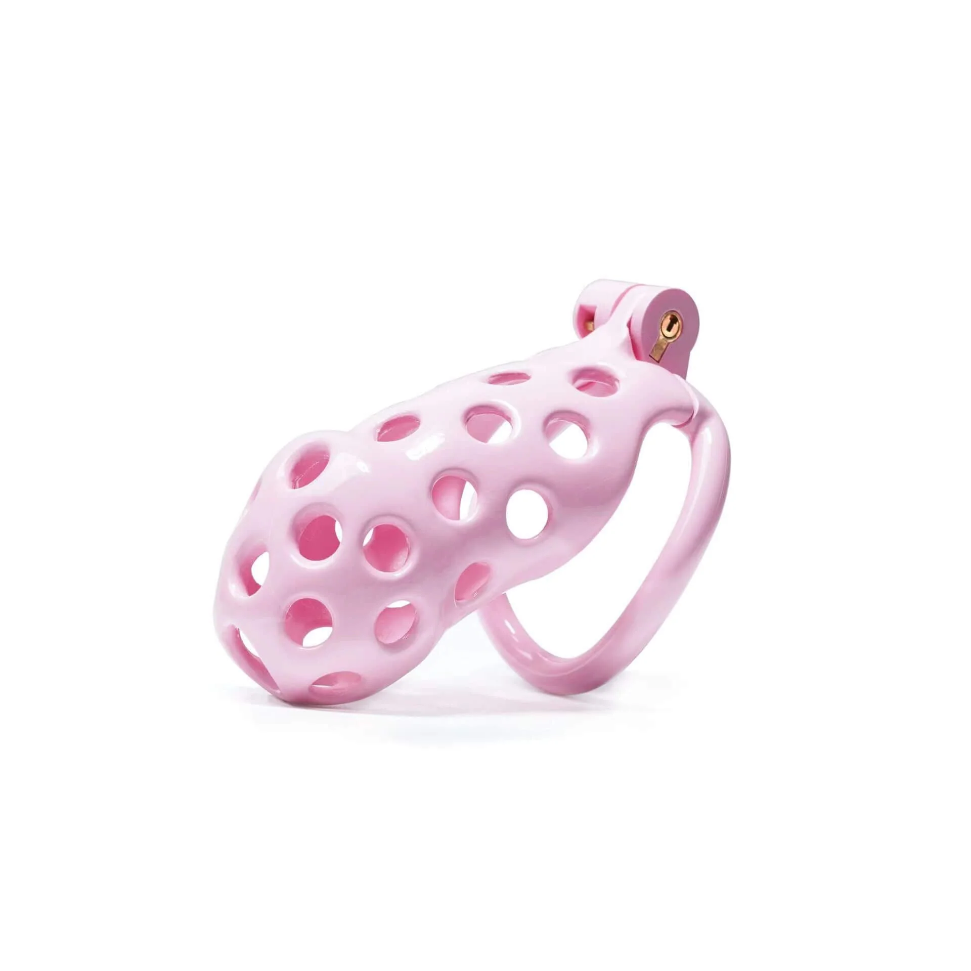 Pink Hole Cobra Chastity Cage Kit 1.77 To 4.13 Inches Long - Image 6