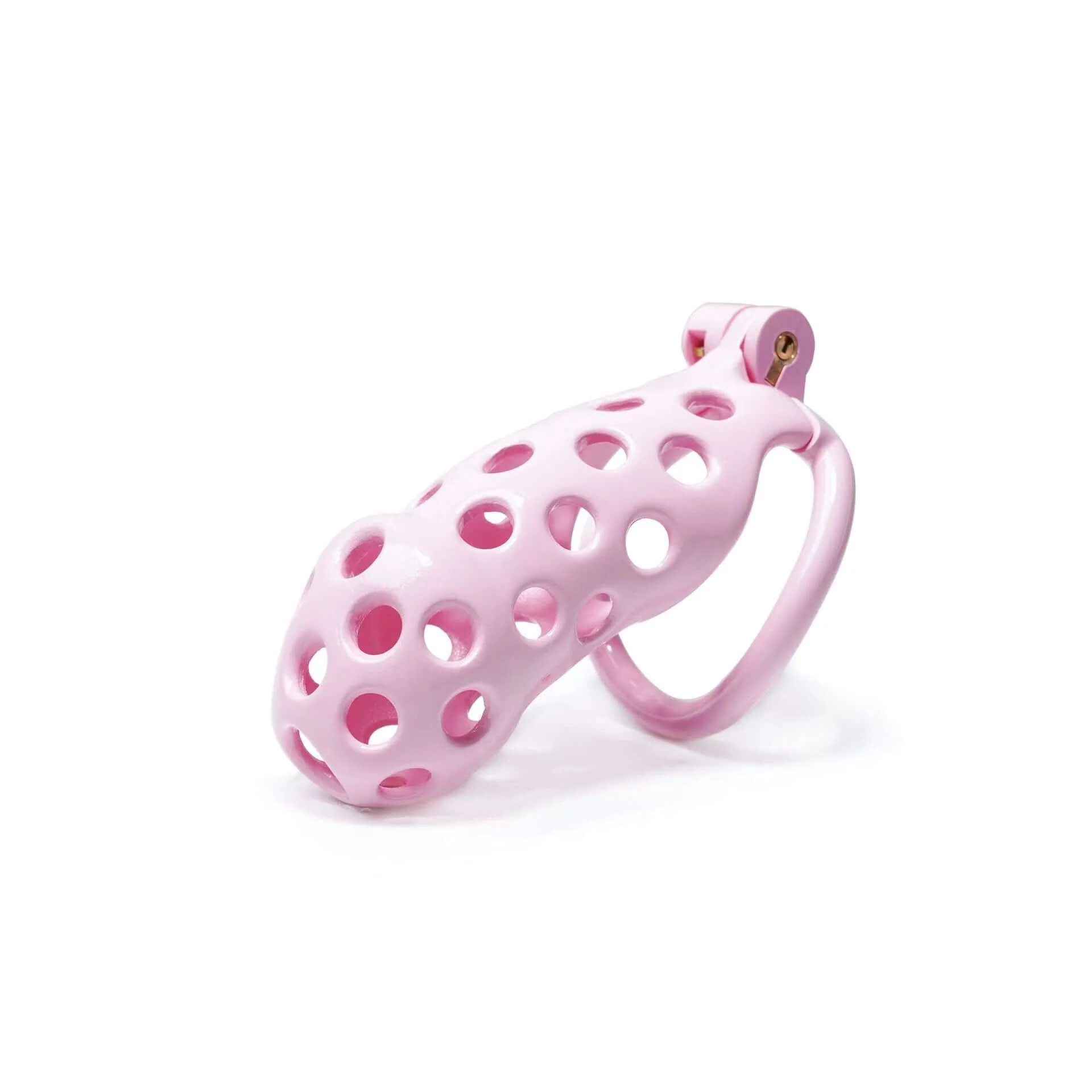 Pink Hole Cobra Chastity Cage Kit 1.77 To 4.13 Inches Long - Image 7