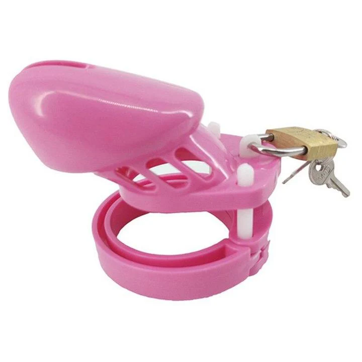 Pink Plastic Chastity Cage CB-6000 - Image 3