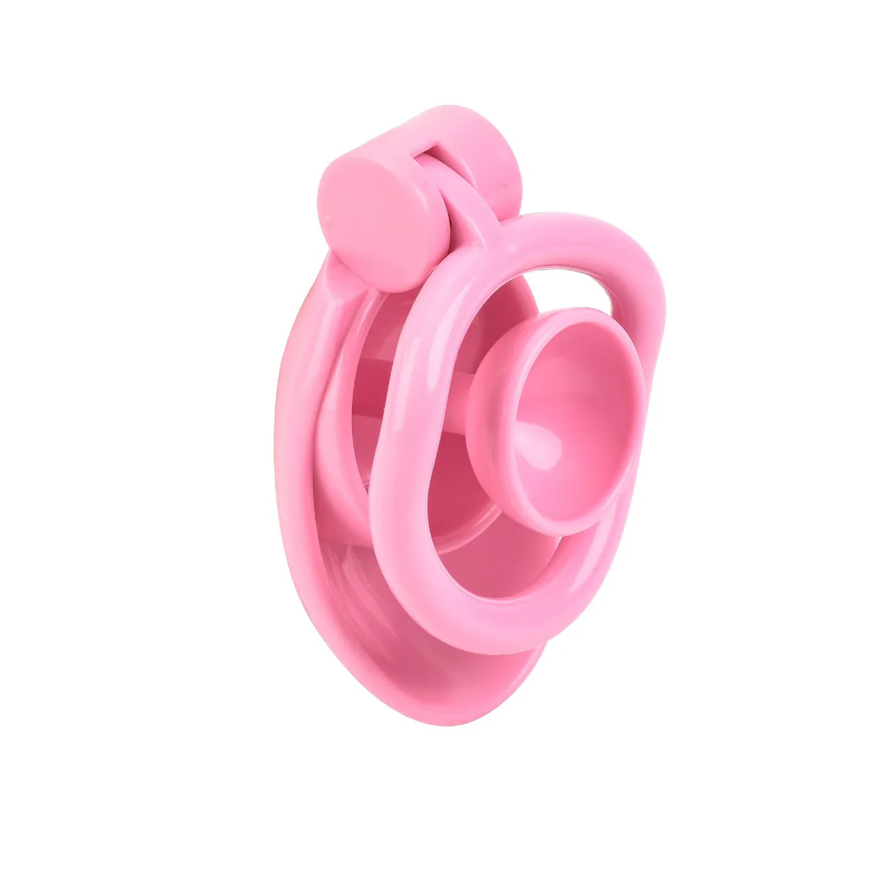 Pink Push-Button Chastity Cage - Image 9