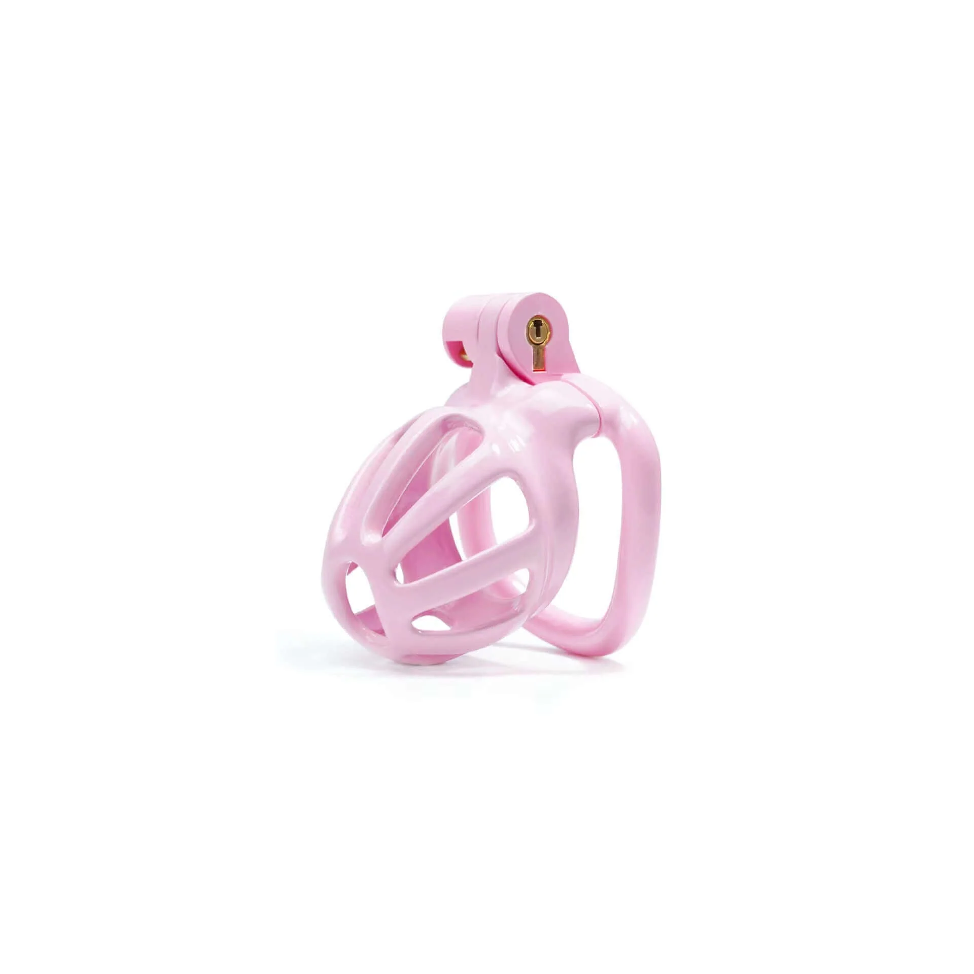 Pink Stripe Cobra Chastity Cage Kit 1.77 To 4.13 Inches Long - Image 3