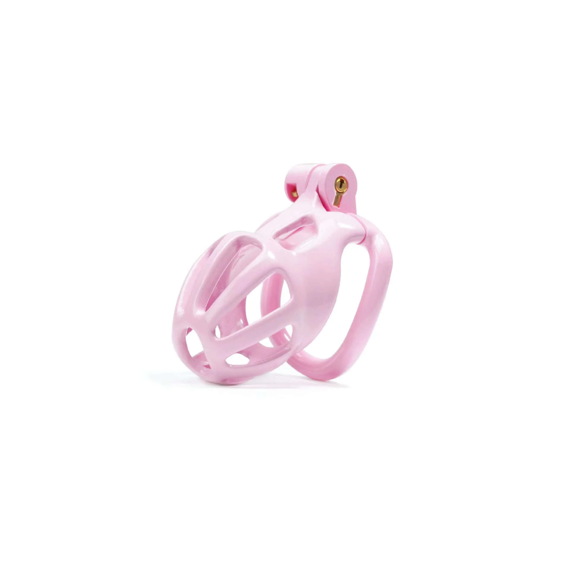 Pink Stripe Cobra Chastity Cage Kit 1.77 To 4.13 Inches Long - Image 4