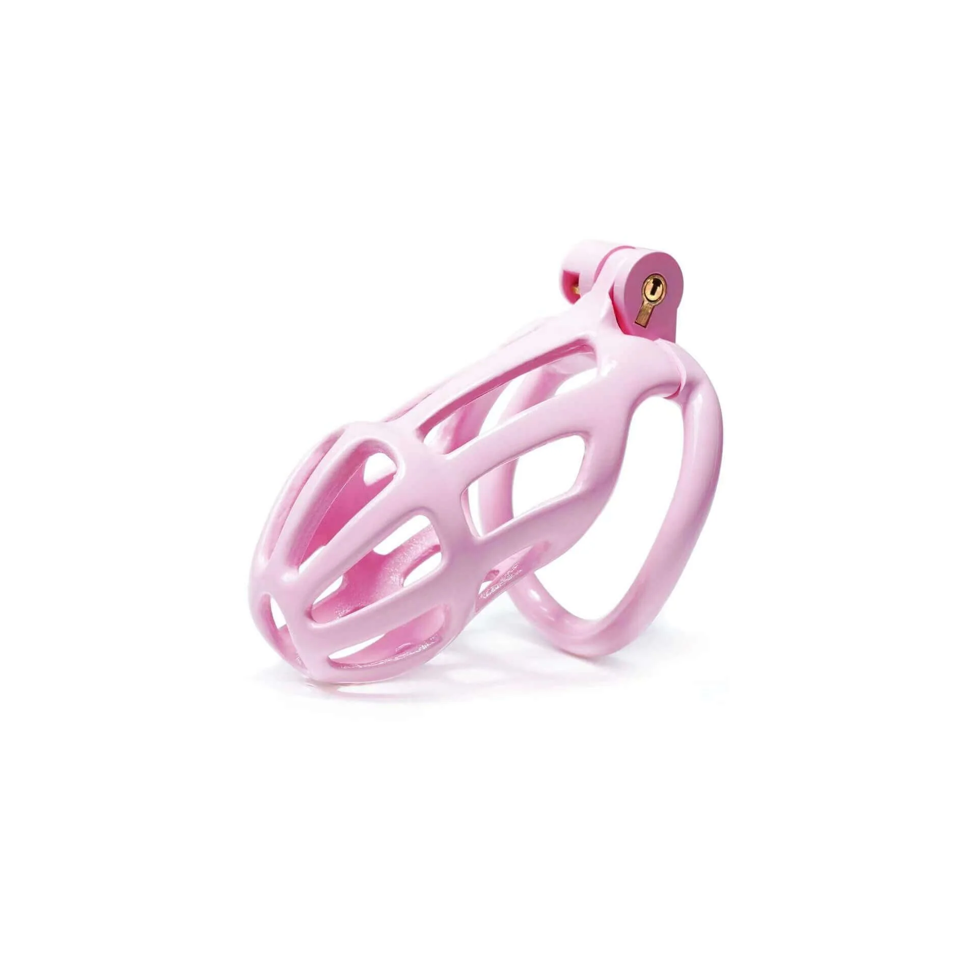 Pink Stripe Cobra Chastity Cage Kit 1.77 To 4.13 Inches Long - Image 5